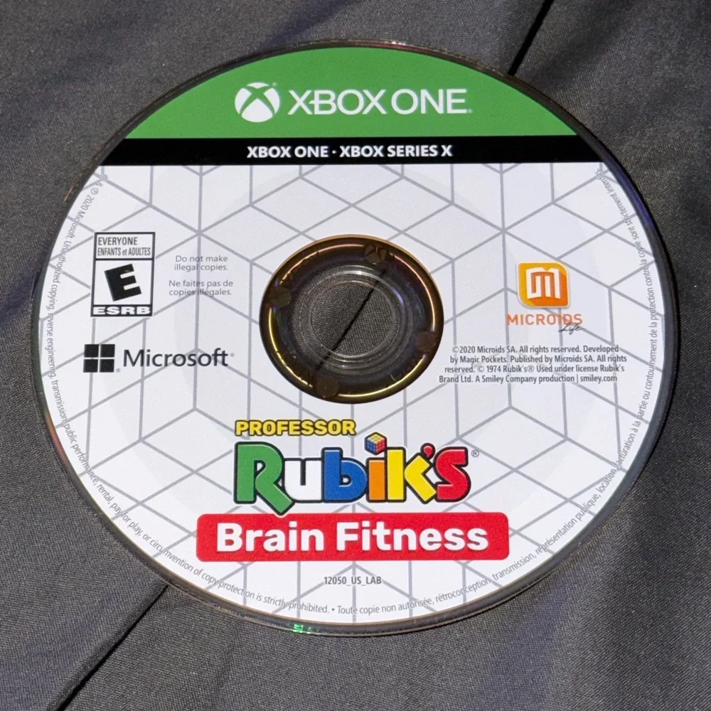 Microsoft Xbox One/Series X Rubik’s Brain Fitness Video Game Rated E For Every U